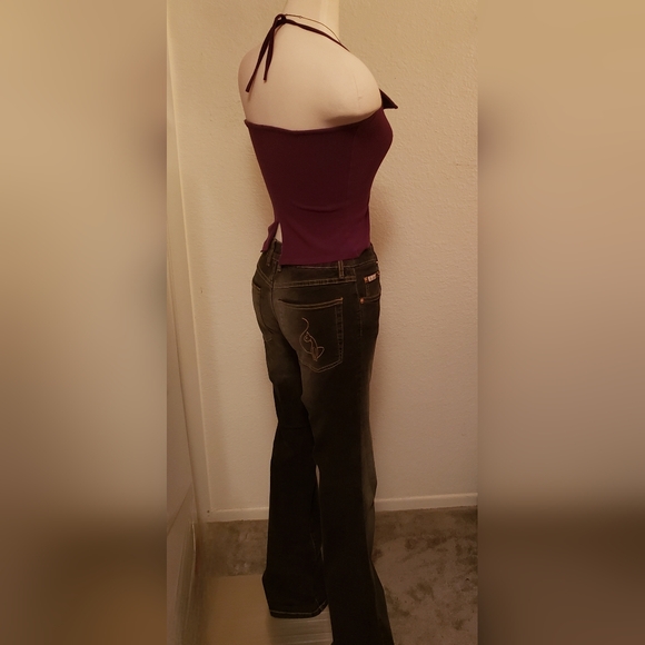 Baby Phat Blk/Grey Jeans - Picture 3 of 16